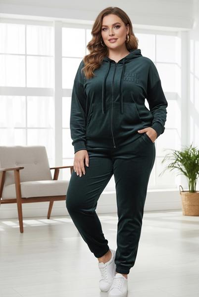 Костюм спорт Zalov (52-58) ZW1224 green (деми)