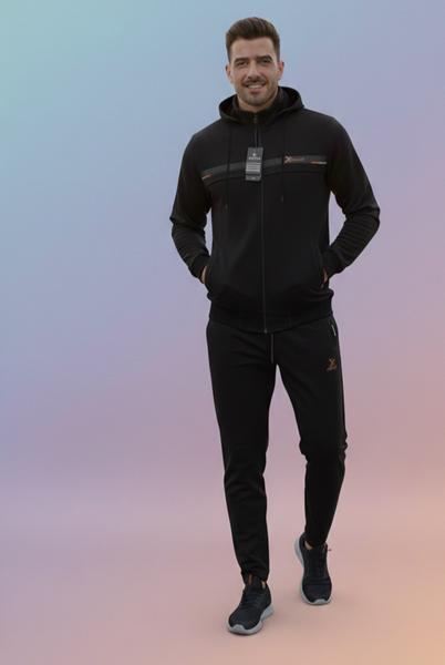 Костюм спорт Zalov (46-54) ZW1259 black (деми)