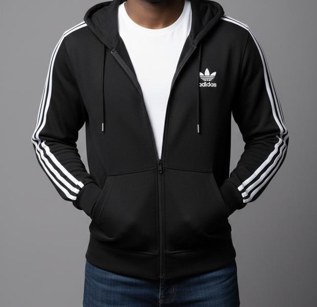 Кофта спорт Zalov (46-54) ZW1295 black (деми)