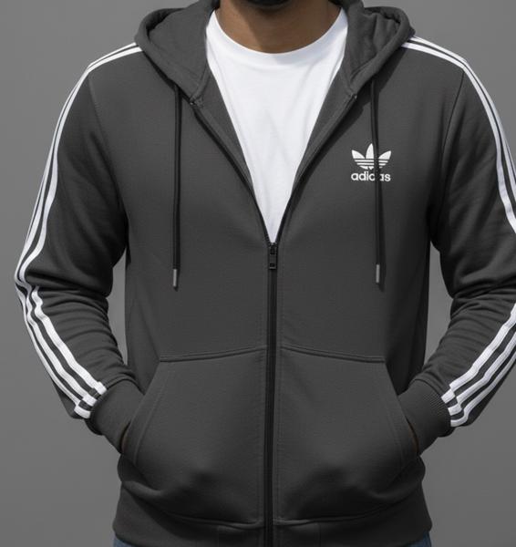 Кофта спорт Zalov (46-54) ZW1304 grey (деми)