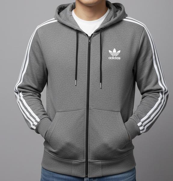 Кофта спорт Zalov (46-54) ZW1305 grey (деми)