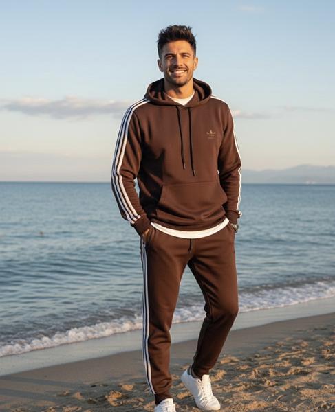 Костюм спорт Zalov (46-54) ZW1322 brown (деми)