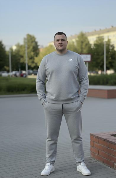 Костюм спорт Zalov (54-62) ZW1326 grey (деми)