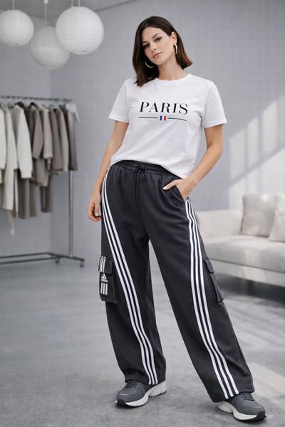 Штаны спорт Zalov (S-L) ZW1362 d.grey (деми)