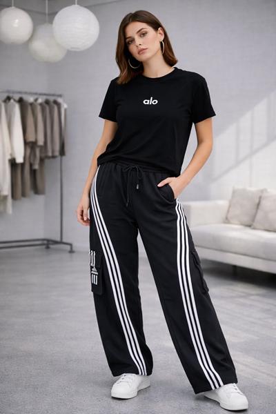 Штаны спорт Zalov (S-L) ZW1364 black (деми)