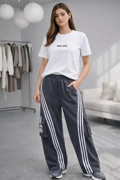 Штаны спорт Zalov (S-L) ZW1365 grey (деми)