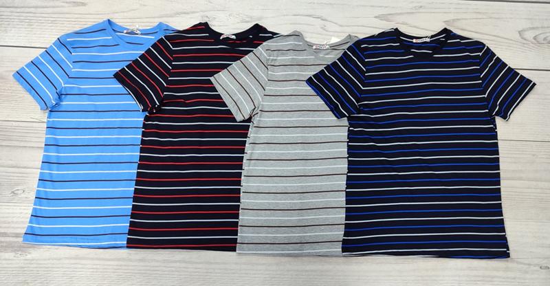 Футболка Samo (48-56) 001-1 black-blue (лето)