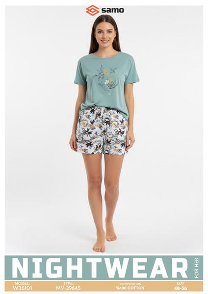 Пижама Samo (48-56) 36101 mint (лето)
