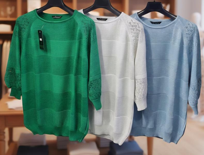 Свитер Julia (52-54) JL1010 l.blue (деми)