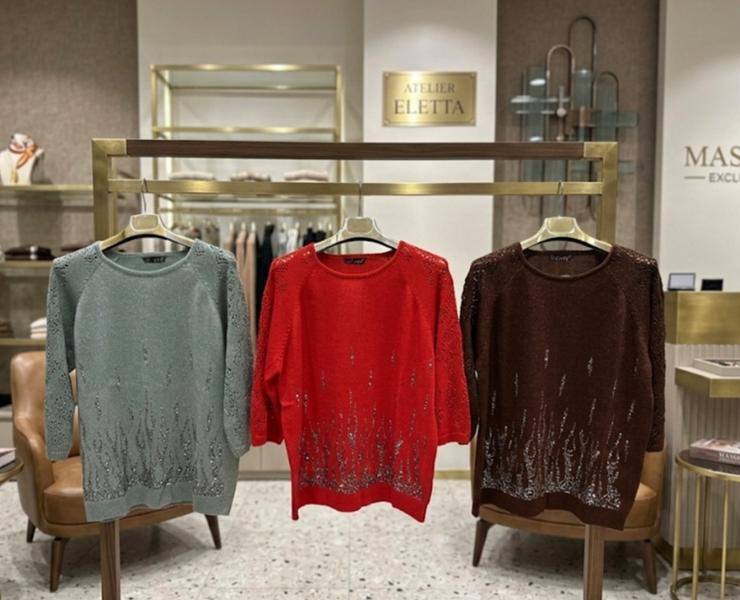 Свитер Julia (52-54) JL1025 mint (деми)