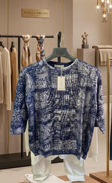 Свитер Julia (52-54) JL1046 blue (деми)