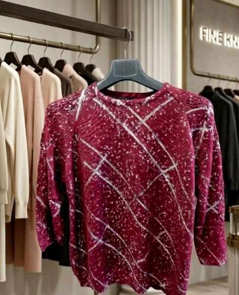 Свитер Julia (52-54) JL1049 wine (деми)