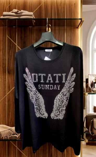 Свитер Julia (one size) JL1051 black (деми)