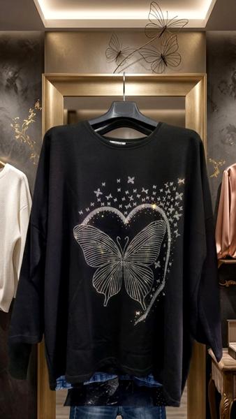 Свитер Julia (one size) JL1054 black (деми)