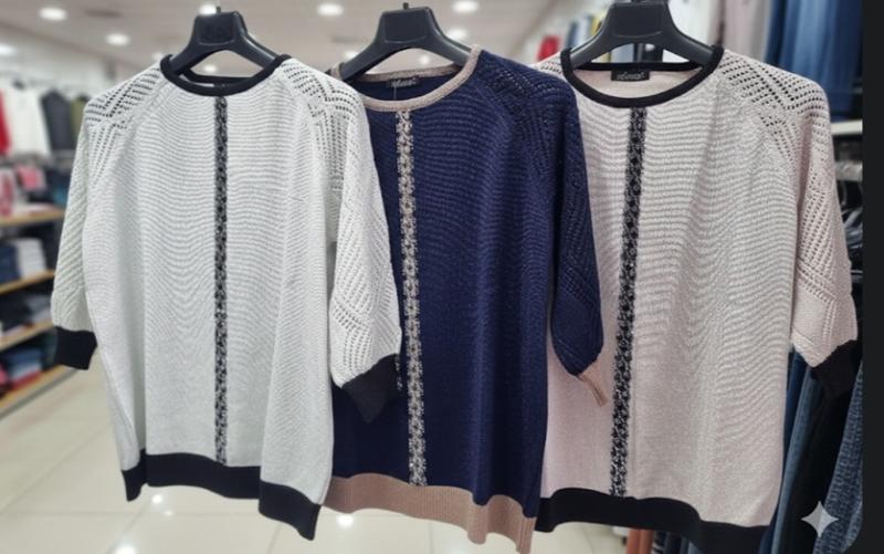 Свитер Julia (52-54) JL949 l.blue (деми)