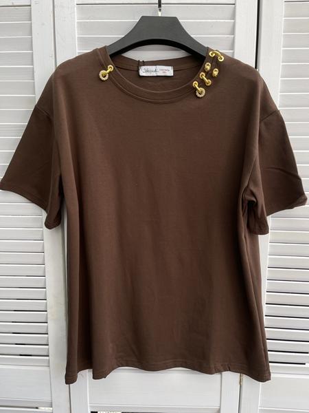 Футболка Karon (46-52) 6602 brown (лето)