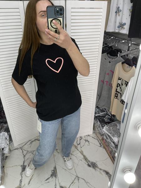 Футболка Karon (one size) 68018 black (лето)