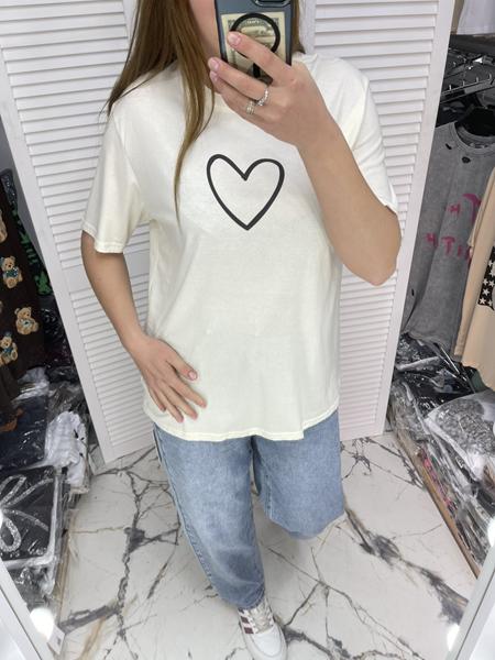 Футболка Karon (one size) 68018 white (лето)