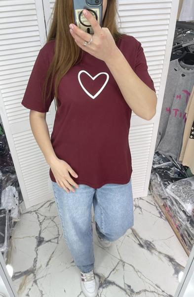 Футболка Karon (one size) 68018 wine (лето)