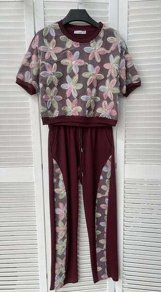 Костюм Karon (S-L) 7145 wine (лето)