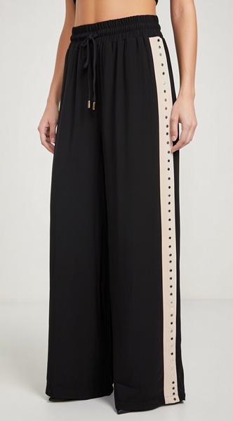 Штаны спорт Karon (S-L) 7211 black (деми)