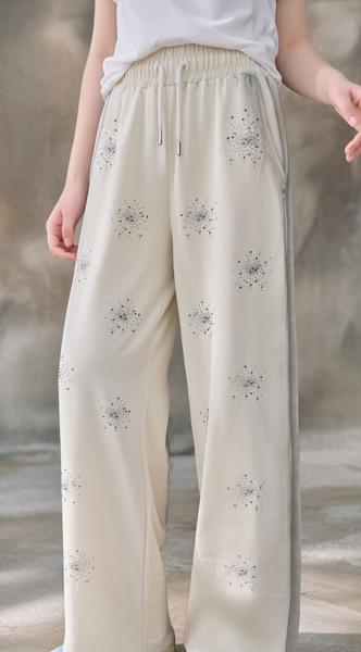 Штаны спорт Karon (S-L) 7217 beige (деми)