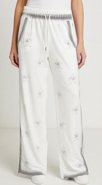 Штаны спорт Karon (S-L) 7217 white (деми)