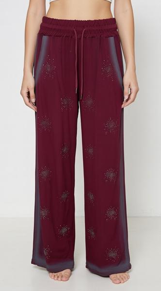 Штаны спорт Karon (S-L) 7217 wine (деми)