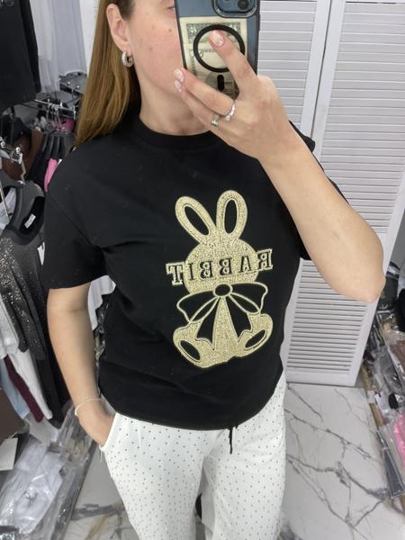 Футболка Karon (one size) 8206 black (лето)