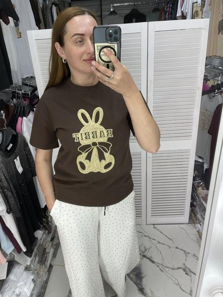 Футболка Karon (one size) 8206 brown (лето)