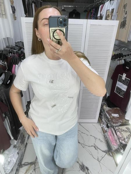 Футболка Karon (one size) 8209 white (лето)