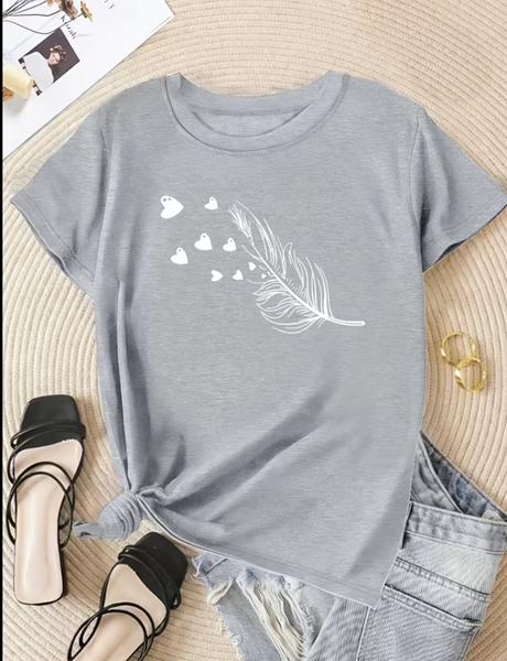 Футболка ALIA (M-3XL) AL16 grey (лето)