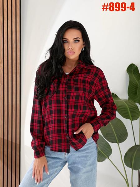 Рубашка BAT (42-48) 899-4 red (деми)