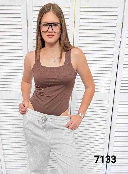 Боди MMC clothes (42-48) 7133 brown (лето)