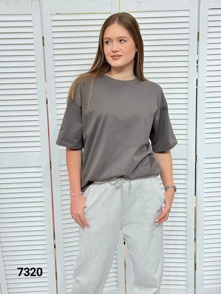 Футболка MMC clothes (one size) 7320 grey (лето)