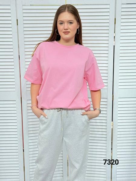 Футболка MMC clothes (one size) 7320 pink (лето)