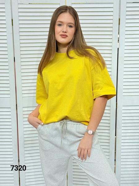 Футболка MMC clothes (one size) 7320 yellow (лето)