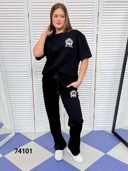 Костюм спорт MMC clothes (44-50) 74101 black (лето)