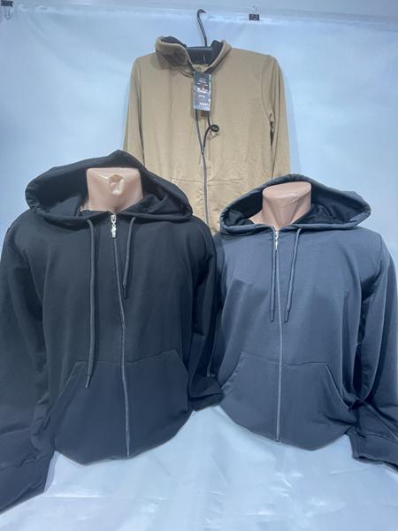 Кофта спорт Sabihina (M-2XL) SB1586 black (деми)