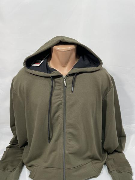 Кофта спорт Sabihina (2XL-6XL) SB1591 khaki (деми)
