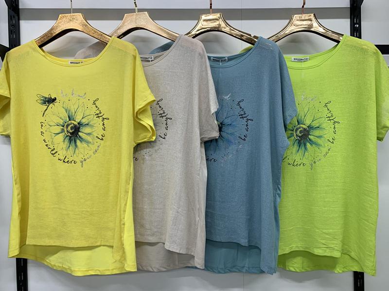 Футболка DGMD (3XL-6XL) 9598 yellow (лето)