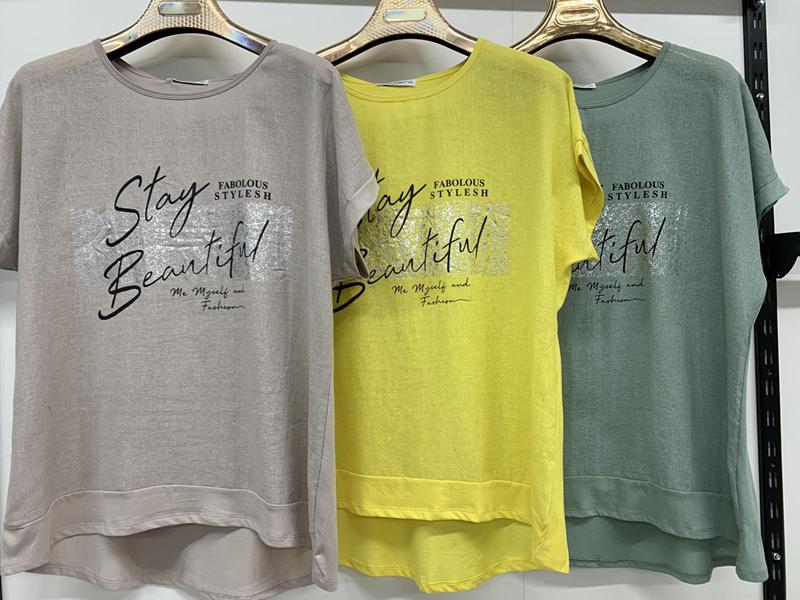 Футболка DGMD (3XL-6XL) 9562 yellow (лето)