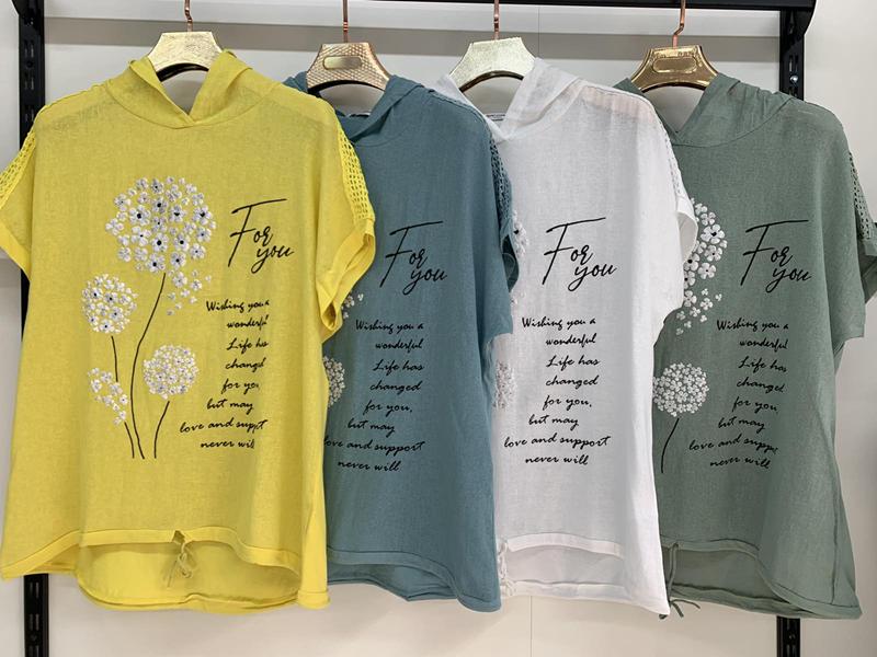 Футболка DGMD (3XL-6XL) 7379 yellow (лето)