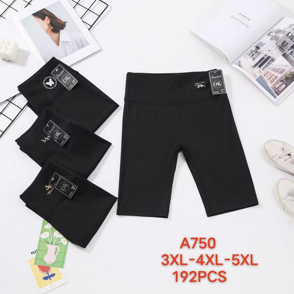 Велосипедки Sevim (44-54) A750 black (лето)