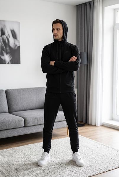 Костюм Sport style (46-54) 021 black (деми)