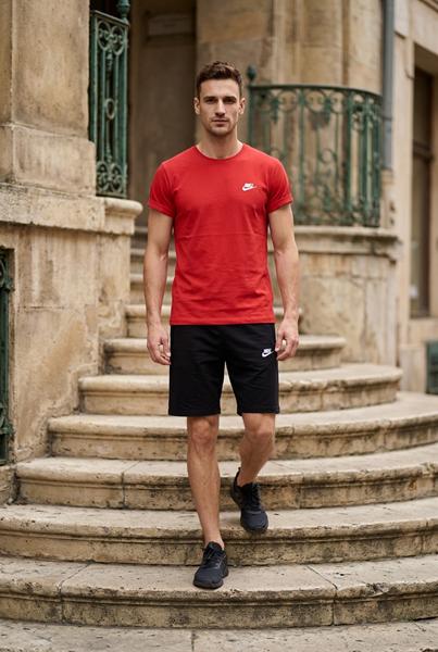 Костюм Sport style (46-54) 021 red (лето)