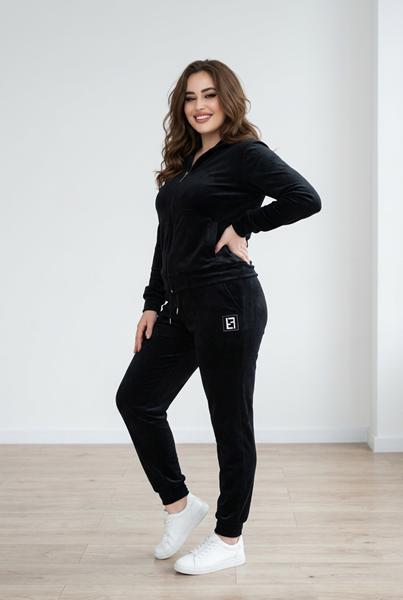 Костюм спорт Sport style (S-XL) 33019 black (деми)