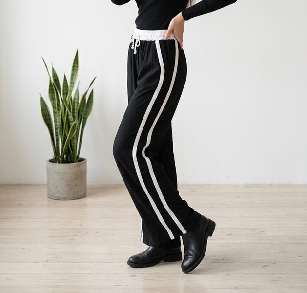 Штаны спорт Sport style (S-XL) 3314 black (деми)