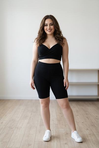 Велосипедки Sport style (XL-4XL) 5071 black (деми)