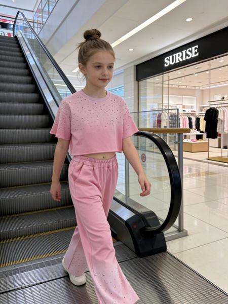 Костюм Fili kids (120-160) 31016 pink (лето)